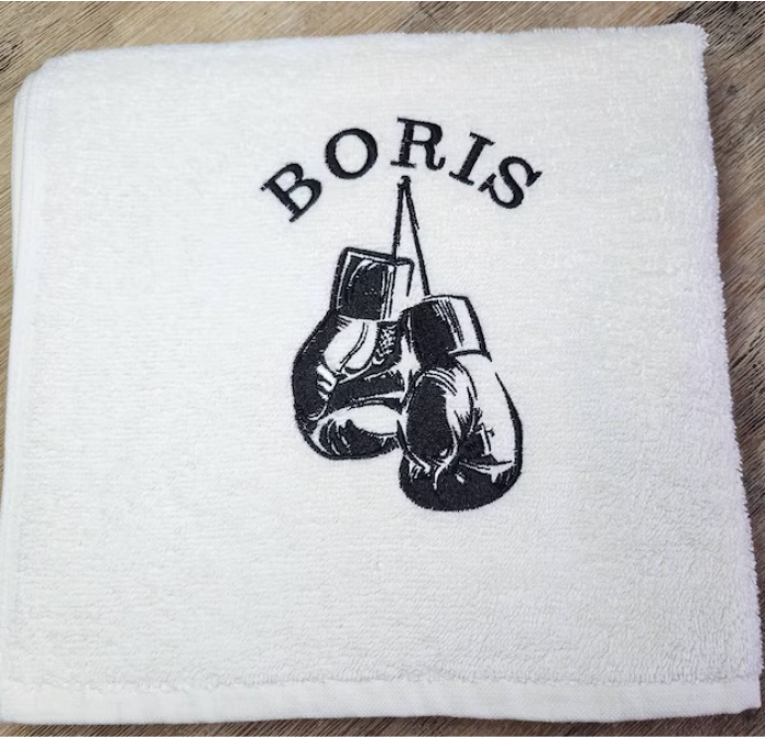 Boxing Gloves Embroidery Design