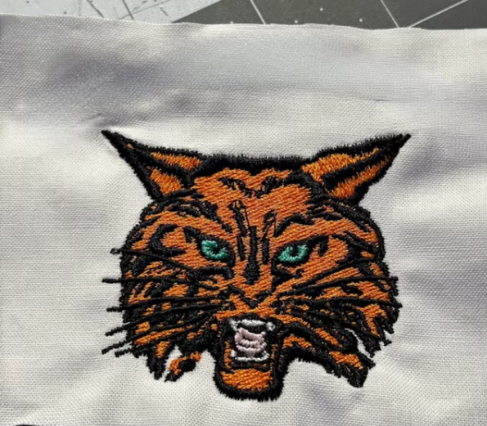 Bobcat Embroidery Design