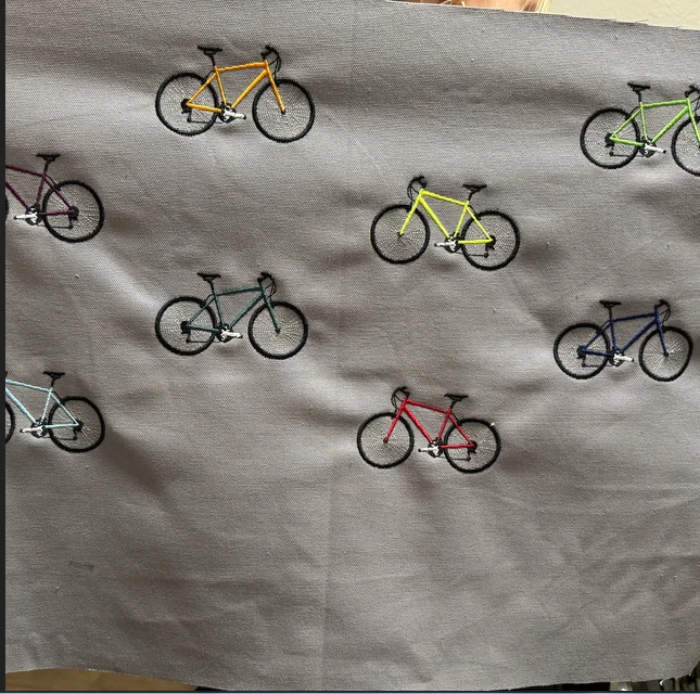 Trek bike embroidery design