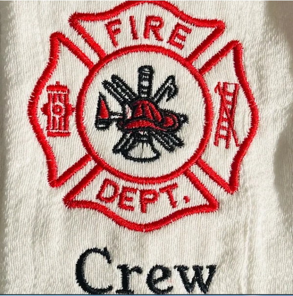 Fire Logo Embroidery Design 