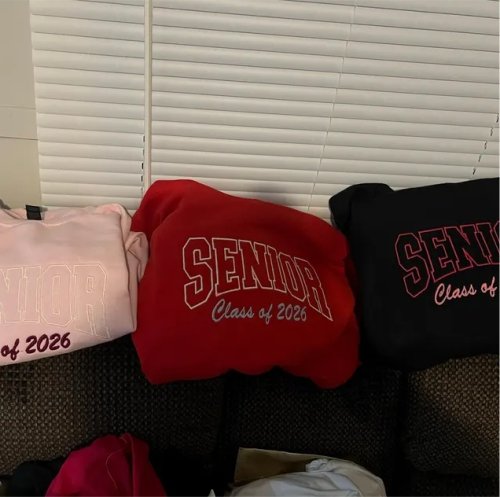 Senior Class of 2026 Embroidery Design